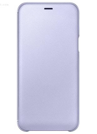 Чохол wallet cover для samsung galaxy a6-,6+ 2018 (a600) violet original 100%