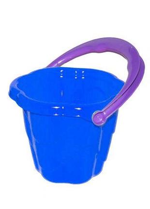Ведерко "незабудка" синий