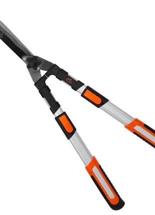 Ножиці для кущів телескопічні алюмінієві рукоятки 711-833мм flora (5024414)