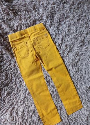 Желтые брюки джинсы на девочку 💛💙2 фото