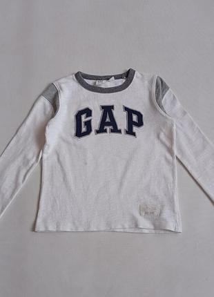 Gap. плотный белый реглан 4-5 лет. 2