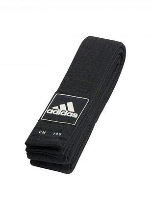 Пояс для тхеквондо competition black belt | черный | adidas aditbb02
