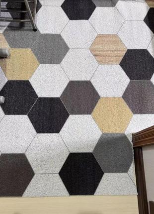 Придверный коврик соты размер 70*120см