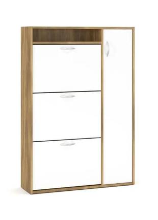 Тумба для взуття оріон мебель сервіс дуб бароко білий матовий