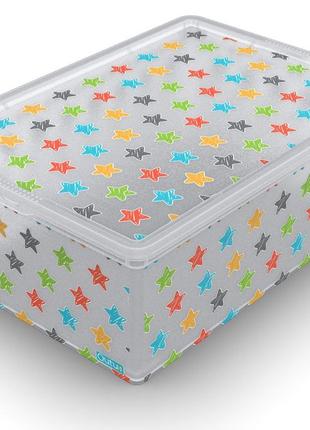 Контейнер qutu light box colored stars, 10л