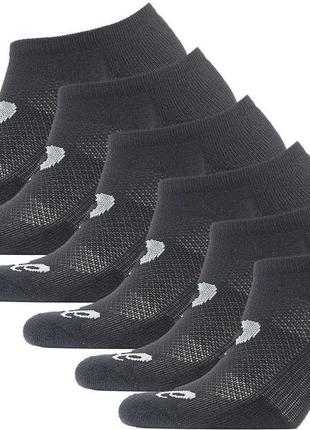 Шкарпетки asics 6ppk invisible sock чорний уні 35-38