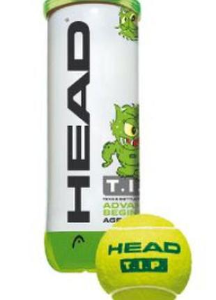 М'ячі для тенісу head tip green 3b банка