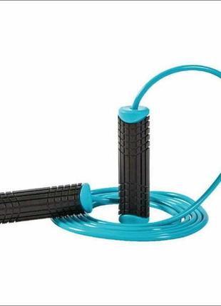 Скакалка pvc jumprope блакитний уні 275x0.6см