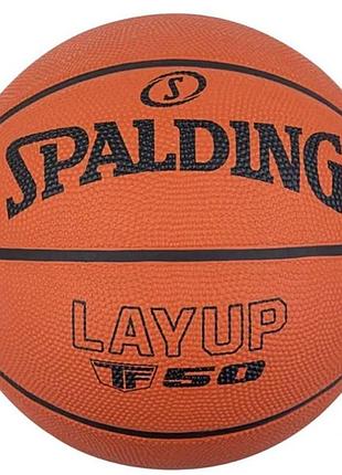 М'яч баскетбольний spalding layup tf-50 помаранчевий уні 5