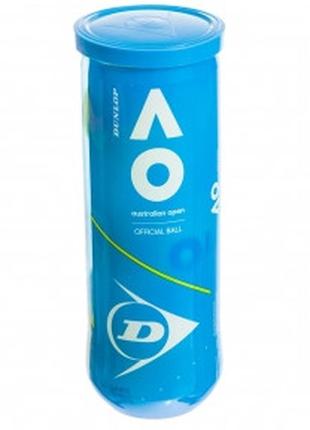 М'ячі для тенісу dunlop australian open 3 ball