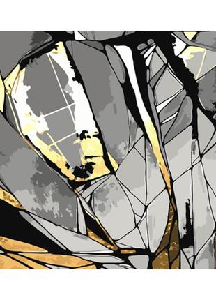 Картина за номерами розбиті склі 40х50 см, термопакет, тм стратег, україна