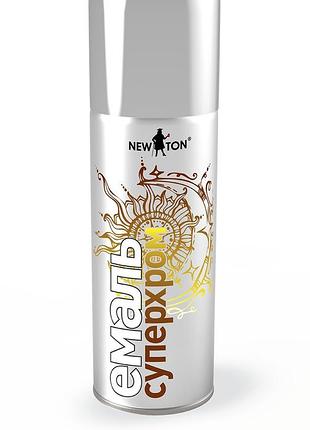 Емаль супер хром срібло 150мл newton