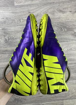 Nike mercurial копы сороконожки бутсы 42 размер футбольные фиолетовые оригинал8 фото