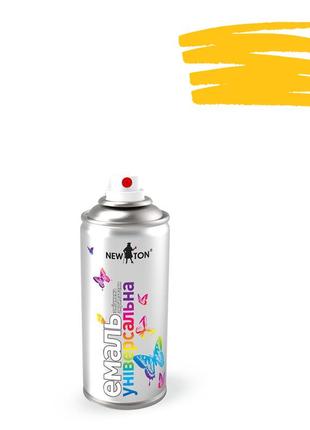 Емаль 1023 жовта універсальна аерозоль 150мл newton
