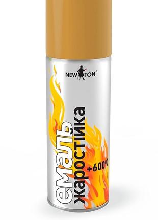 Емаль жаростійкий золото 400мл newton