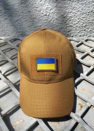 Кепка тракер койот сбу, бейсболка койот з шевроном, кашкет койот + подарунок
