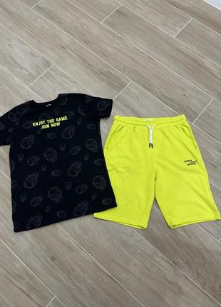 Шорты футболка рост 170 на 11- 13 лет