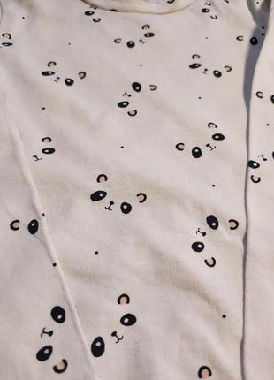 Боди, бодик с длинным рукавом, reserved, р. 80-86, 12-18мес., длинна 43см