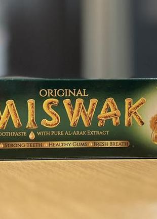 Зубна паста місвак (miswak) в наявності лише вагою 140 гр