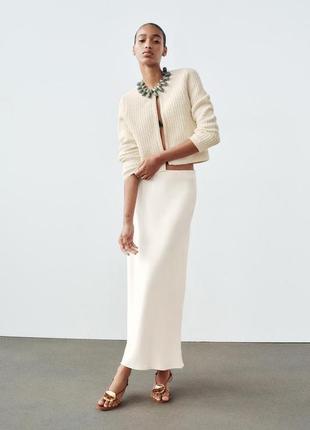 Кардиган женский бежевый zara new