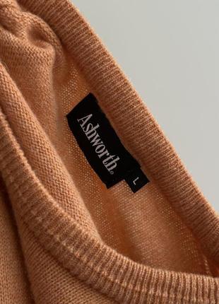 Ashworth made in scotland pure wool pullover светр кофта пуловер вовна оригінал шотландія яскравий світлий стильний теплий оверсайз вільний7 фото