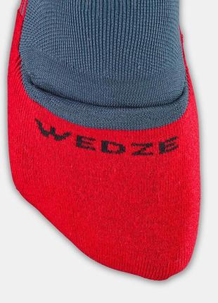 Лыжные носки термоноски с карманов для грелок wedze 580 размер 35-37 синий