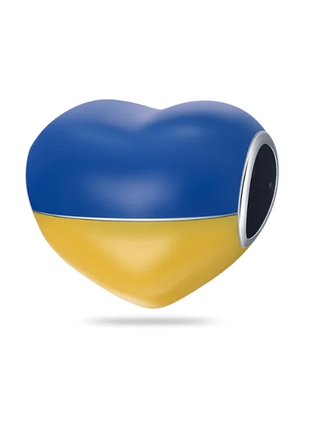 Серебряный шарм бусина<unk> украшение для pandora из серебра 925 проби<unk> бусина<unk> сердце<unk>
