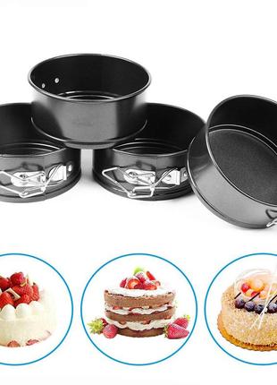 Форми для випікання роз'ємні a-plus 4 шт (1745) круглі