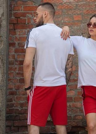 Мужские и женские комплекты: футболка шорты adidas
2 пары носков в подарок 🎁