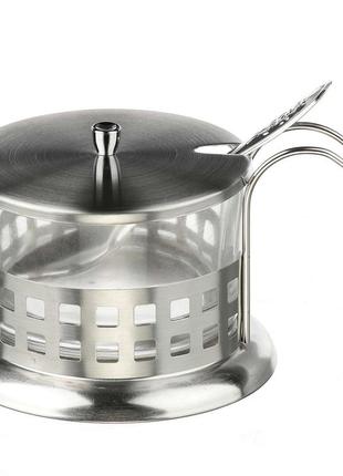Сахарница stenson 180 мл (0150) стекло