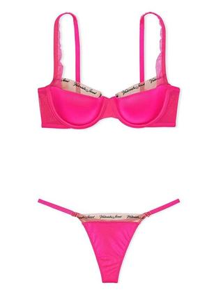 Бюстгальтер логотип victoria’s secret без пуш-ап, мʼяка чашка на пишні груди і не великі сідає ідеально