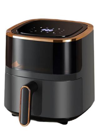 Багатофункціональна аерогриль-фритюрниця просте сенсорне керування, об'єм: 4,8 літра,потужність1300 вт sk-10014