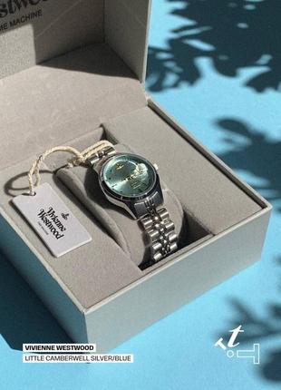 Годинник vivienne westwood little camberwell silver/blue