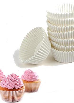 Формочки для кексов бумажные stenson 500 шт 11.5 см (115500w)