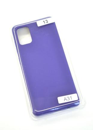 Чехол для телефона samsung a31/a315 silicone original full №13 violet (4you)