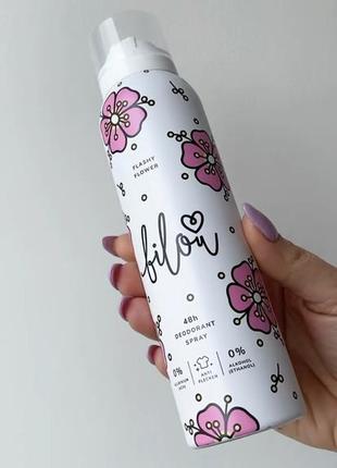 Дезодорант спрей bilou цветочный аромат с нотками черешни и граната
