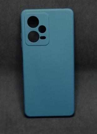 Чохол для телефону xiaomi redmi a1+ silicone soft silky №31 dark blue (4you)