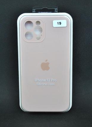 Чохол для телефону iphone 11pro silicone case original full №1 pink sand