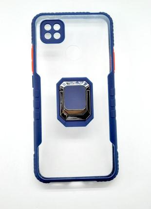 Чохол для телефону samsung a42 silicone protect dark blue