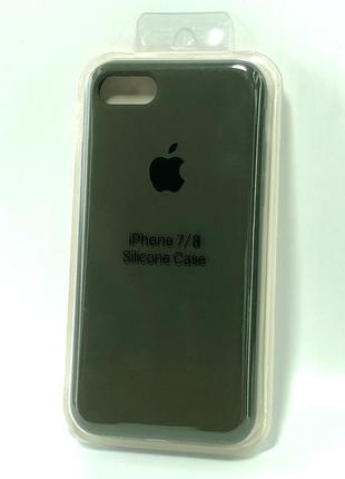 Чехол для телефона iphone 7 /8 silicone case original full №74 olive (4you)