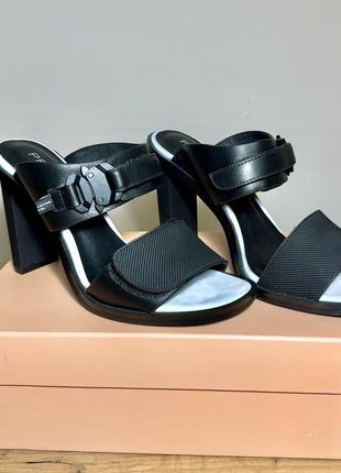 Чорні босоніжки preppy, р.39, 25,5см