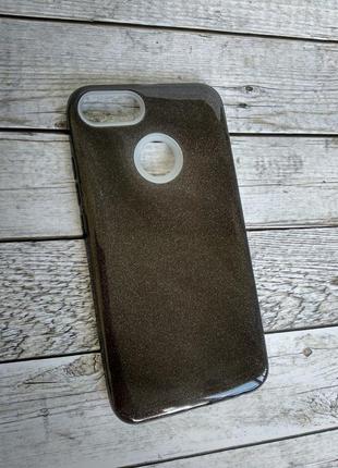 Чехол для телефона samsung j4+/j415 (2018) silicone + plastic remax glitter black