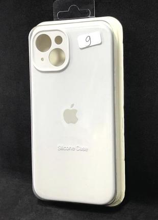 Чехол для телефона iphone 13mini silicone case original full camera №9 white (4you)