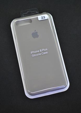 Чехол для телефона iphone 7+ /8+ silicone case original full №23 grey (4you)