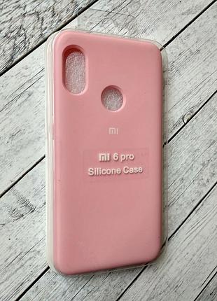 Чехол для телефона xiaomi redmi note 6/6pro silicone original full №10 pink (4you)