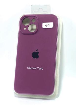 Чохол для телефону iphone 14plus silicone case original full camera №30 purple (4you)