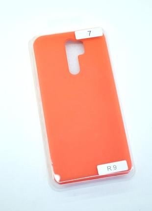 Чехол для телефона xiaomi redmi note 9pro/9pro max/9s silicone original full №7 new apricot (4you)