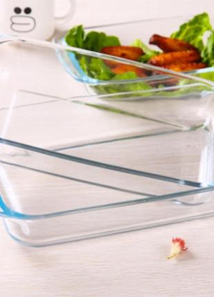 Набір скляних дек a-plus 3 шт (1086) прямокутних