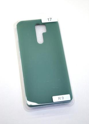 Чохол для телефону xiaomi redmi 9c silicone original full №17 dark green (4you)
