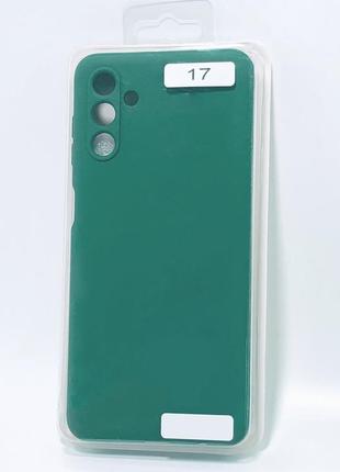 Чохол для телефону samsung a14 (4g) silicone original full №17 dark green (4you)